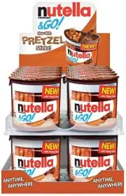Nutella & GO Hazelnut and Cocoa Spread with Pretzel Sticks Snack Pack 1.9 oz