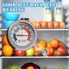 Steel Refrigerator Freezer Thermometer Dial Temperature FAST E9O1 Hot New K3Q4