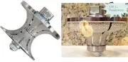 1 1/2" Ogee Bullnose 2" Full Bullnose Router Bit Granite marble concrete shaping