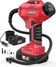 Powerful Cordless Tire Inflator with Digital Gauge - 20V and 12V Options