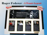 ROGER FEDERER TENNIS MEMORABILIA SIGNED LTD EDITION 499