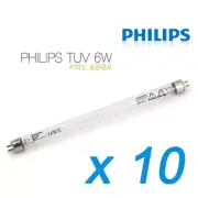 Philips TUV 6W G6 T5 Bulb Lamp Germicidal Tube Ultra Violet UV Filter 10 PCS