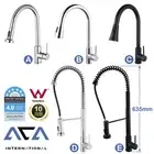 2 Modes Brass Pull Out Kitchen Sink Mixer Tap Swivel Spout Faucet Black Chrome