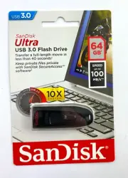 SanDisk 64GB Ultra USB 3.0 100MB/s Flash Pen Thumb Drive SDCZ48-064G-UAM46