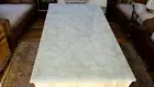 36"x24" White Quartz Stone Dining Top Table Crystal Gemstone hallway Interior