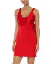Likely Amalia Exaggerated Bow Mini Dress