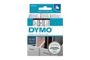 DYMO Black on Clear 12mmx7m Tape