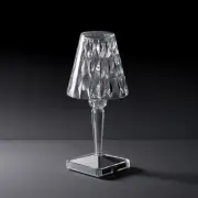 Diamond Crystal LED Desk Lamp Table Night Light Wireless Touch USB Lighting Home