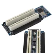 PCI-E Express X1 to Dual PCI Riser Extend Adapter Card With USB 3.0 Cable