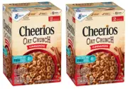 2 pack - Cheerios Oat Crunch Cereal, Cinnamon, 59.5 oz. - free shipping