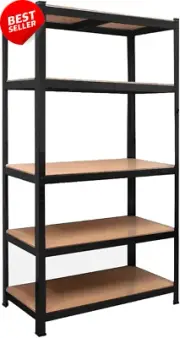 Traderight 5-Tier Warehouse Shelving Rack, Garage Display Shelves,Heavy Duty Ste
