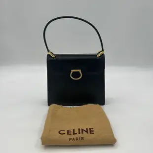 Celine 黑色box手提包