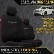 Toyota Kluger - GP6 Premium Neoprene 2x Front Seat Covers (Made to Order)