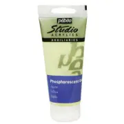 PEBEO Acrylic Phosphorescent Gel Paint - Yellow - Glow in the Dark