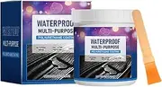 Waterproof Anti-Leakage Agent - Leak Repair Coating Glue with Brush,Anti Leak Black Quick Strong Multifunctional Versatile Glue for Basement Roof Concrete Wood Tile Indoor