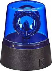Rotating Light | 360° Battery Operated LED Light | Colorful Warning Light for Disco Parties | Flashing Mood Light for Role Play, Cosplay and Event Decorations
