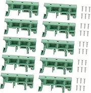 COMNESTBI 10Sets Din Rail Mounting Adapters for PCB Brackets Brackets for Easy Installation of Electronic Equipment and Circuit Boards