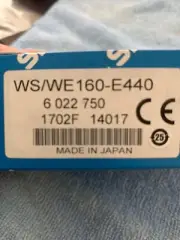 NEW IN BOX! SICK M8 4-PIN THROUGH-BEAM PHOTOELECTRIC SENSOR WS/WE160-E440