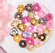 Donut Eclair Pastry Miniature Dollhouse Accessories for Littlest Pet Shop Barbie