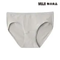 在飛比找momo購物網優惠-【MUJI 無印良品】女有機棉混彈性低腰短版內褲(共6色)