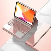 Keyboard Case for iPad Pro 11 Inch 2022 2021 2020 2018,Magnetically Detachable Touchpad Keyboard with Lightweight Cover for iPad Pro 11 4th 3rd 2nd 1st Gen(Pink)