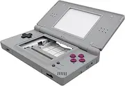 eXtremeRate Classic 1989 GB DMG-01 Replacement Full Housing Shell for Nintendo DS Lite, Custom Handheld Console Case Cover with Buttons, Screen Lens for Nintendo DS Lite NDSL - Console Without