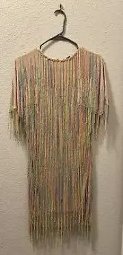 Nasty Gal Beaded Mini Shift Dress