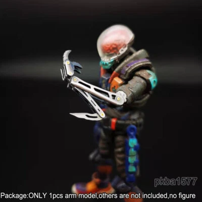 Handmade 1/18 Metal Robotic Arm Upgrade Weapon Model For 3.75" Figure Accessory