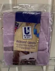New 19” Large Lt Purple Bedside Caddy Bed Storage Hook Over the Door Organizer