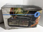 Brand New Vintage Sound Design 7580 BLK Alarm Clock AM'FM Radio Cass