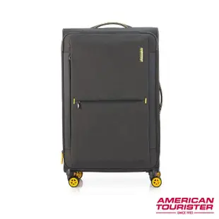 【AMERICAN TOURISTER 美國旅行者】31吋 DROYCE 可擴充防盜拉鍊抗菌輕量布面軟殼行李箱/布箱(多色可選)