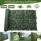 1Mx5M Artificial Ivy Leaf Dense Hedge Roll Privacy Fence Screen Hedging Cover AU