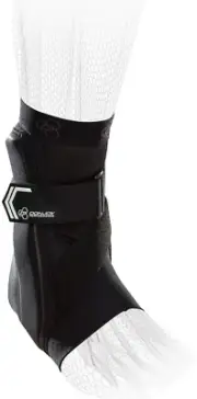 Performance Bionic Ankle Support Brace: Right Foot, Black, Small