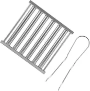 KITANDOVE Stainless Steel Hot Dog Grill Outdoor Mini Barbecue Sausage Roller Bbq Rack Camping Accessory