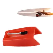 Ruby Ceramic Record Player Turntable Phonograph Replacement Stylus Needle Tool Set