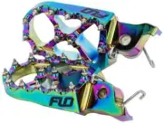 Flo Pro Footpegs Driver Foot Pegs Pair Jet Fuel Iridescent Kawasaki KX80 2000