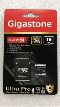 在飛比找Yahoo!奇摩拍賣優惠-【勁昕科技】Gigastone 立達 MicroSDHC T