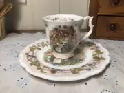 Royal Doulton Brambly Hedge Autumn Teacup/Coffee Mug & 8” Plate
