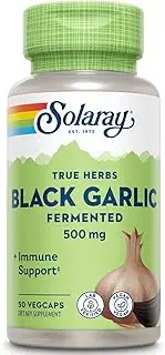 Solaray Black Garlic Bulb 500 mg VCapsules, 50 Count