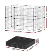 i.Pet Pet Dog Playpen Enclosure Cage 20 Panel Puppy Fence Play Pen Foldable