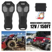 2PCS Electric Wireless Winch Remote Control 12V Kit Handset 150FT 4x4