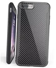 Nicexx Designed for iPhone 7 Plus | iPhone 8 Plus Case with Carbon Black -7+/8+