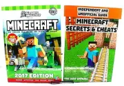 Minecraft Xmas Present - 2x Guides Secrets Cheats Tips Hardcover Books 2017