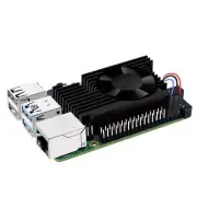 Aluminum Heatsink with PWM Controllable Fan for Raspberry Pi 4 Armor Lite