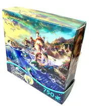 "The Little Mermaid" The Disney Collection-Thomas Kinkade-750 Puzzle, NEW
