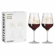 Ritzenhoff red wine glass set of 2 Sagengold 001
