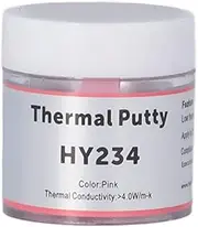 Thermal Paste HY234 Thermal Compound Paste Thermal Conductivity 4.0W m k Compound Silicone Grease for CPU Heatsink Pink (10g)