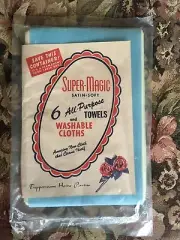 NEW Vintage Tupperware Home Parties Super Magic All-Purpose Towels & Cloths