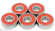 Lot of 5 Bearings 6204RS Sealed Ball Bearing 6204-2RS