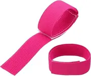 uxcell Boot Straps, 14" Boot Trousers Elastic Ankle Straps Pants Leg Bands Blouses Straps Ankle Hook and Loop Fit for Men Women Gardening Hiking Fishing Cycling Hunting (2 Pack, Rose Red)